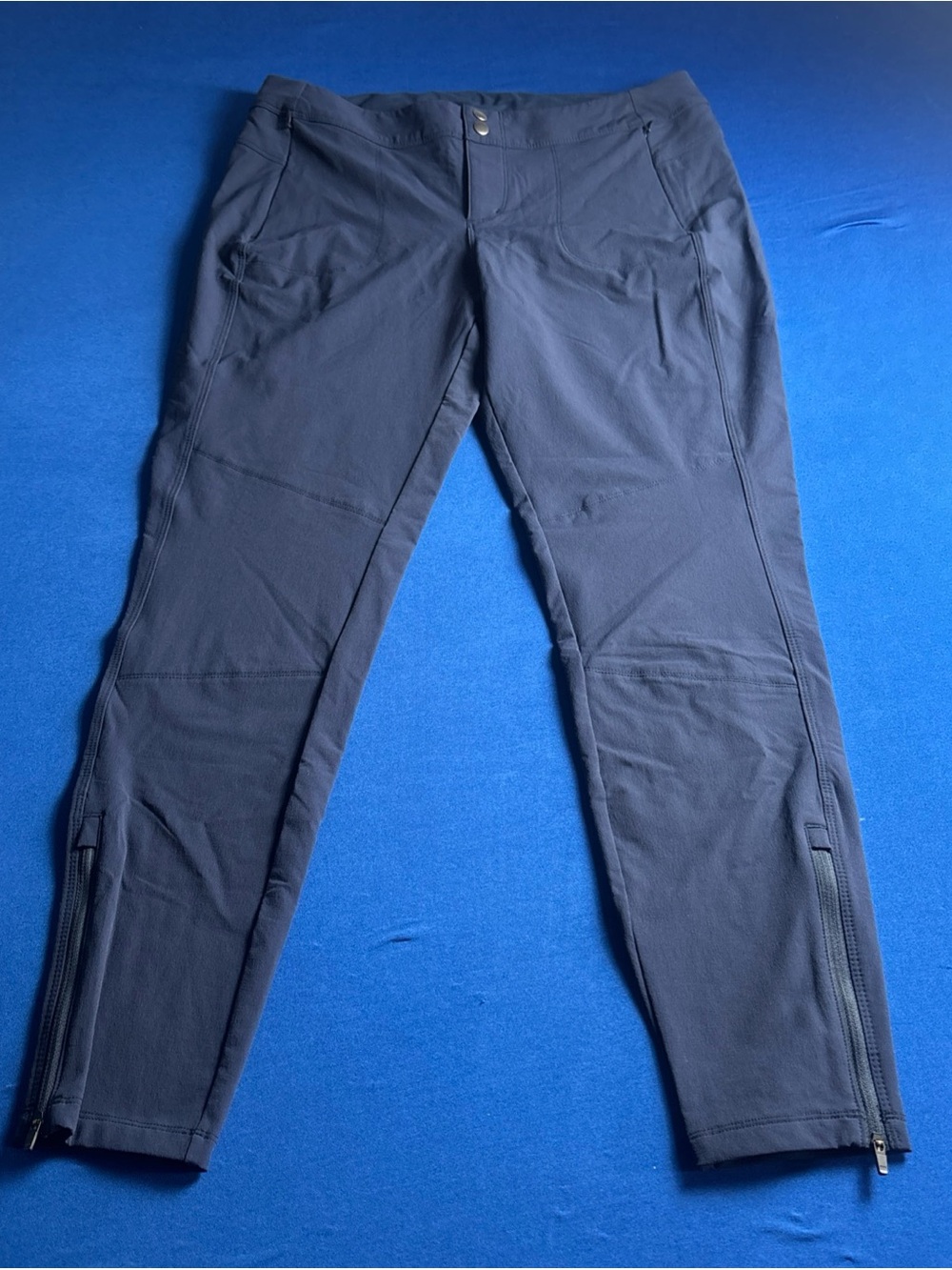 KUHL Transcender Skinny Women's Softshell Pants Size 12 Indigo/ Navy Blue New